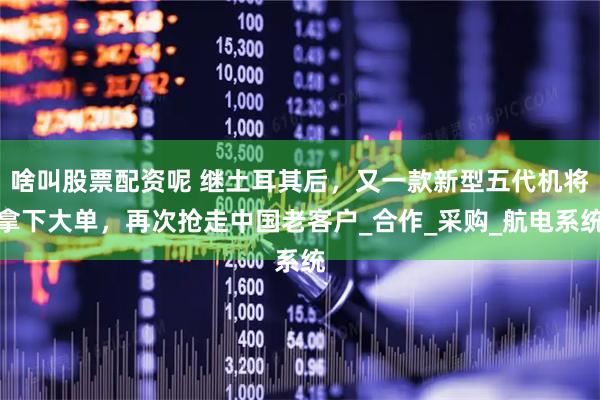 啥叫股票配资呢 继土耳其后，又一款新型五代机将拿下大单，再次抢走中国老客户_合作_采购_航电系统