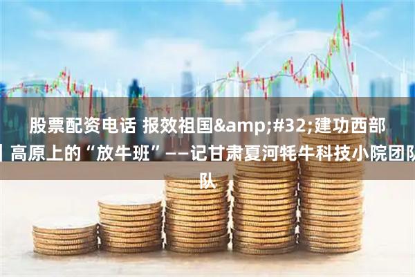 股票配资电话 报效祖国&#32;建功西部｜高原上的“放牛班”——记甘肃夏河牦牛科技小院团队